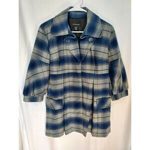 Calvin Klein Jeans Plaid Jacket - Sz Women's Med